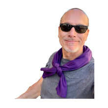 Cooling Scarf - Purple - COOLING BALLS INCLUDED!