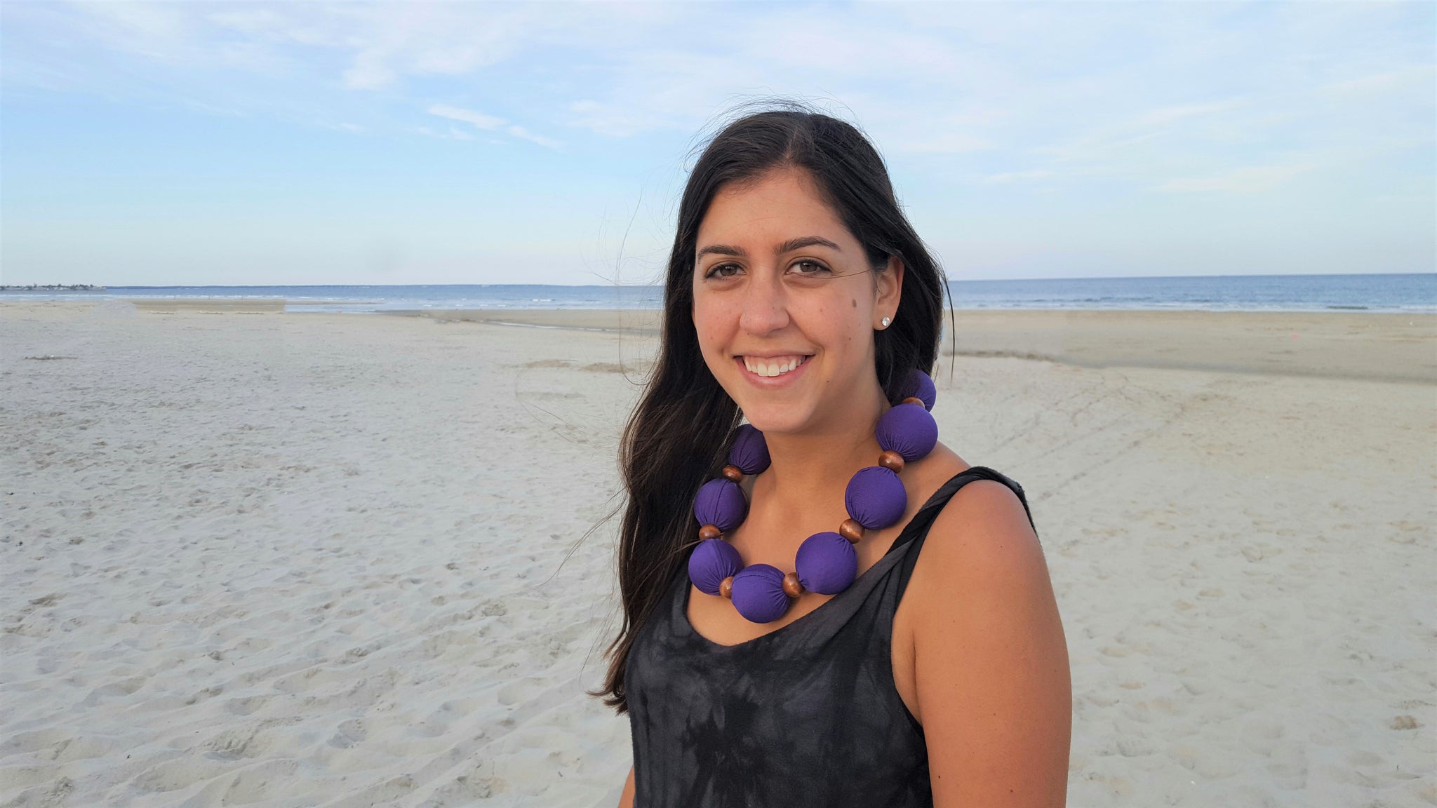 Cooling Necklace Purple Nano Ice Cooling Necklace