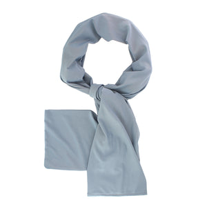Cooling Scarf Grey - COOLING BALLS INCLUDED!