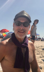 Cooling Scarf - Purple - COOLING BALLS INCLUDED!