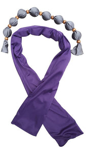 Cooling Scarf - Purple - COOLING BALLS INCLUDED!